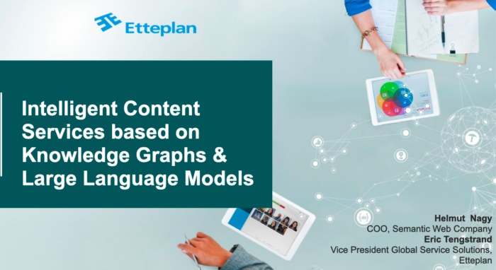 Intelligent Content Services based on Knowledge Graphs & Large Language Models